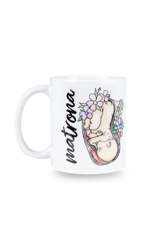 Enfermania Regalos tasse céramique blanche Matrona Vida 350 ml