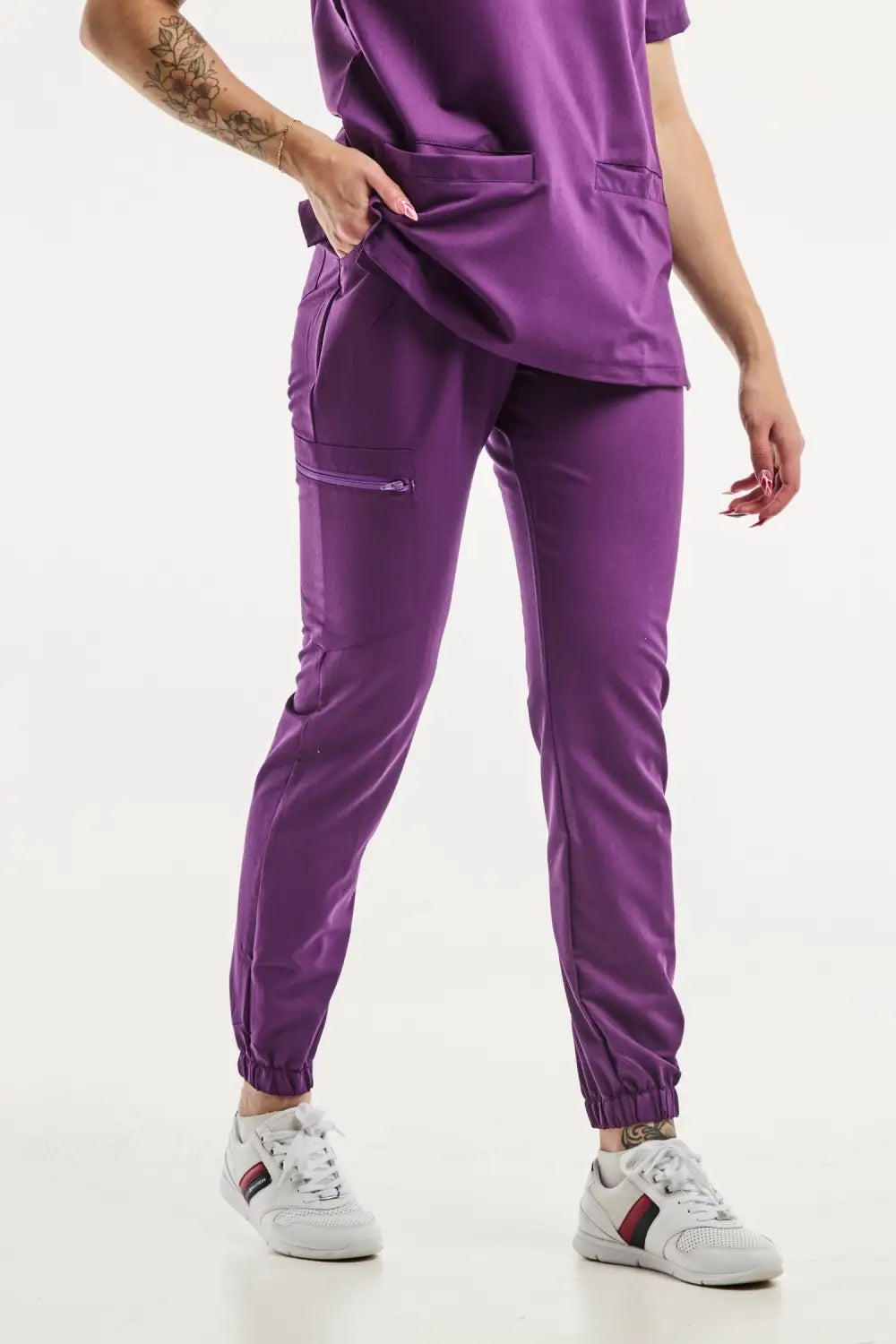 Aelin Slimfit NEW pantalon médical violet