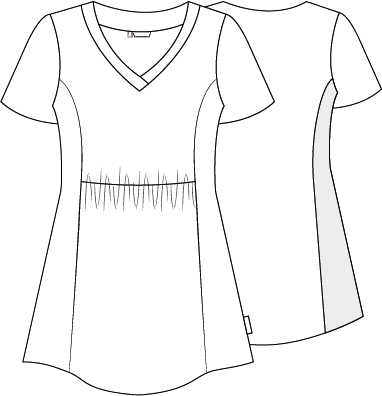 GARY'S Mariona Blouse Grossesse Travail Noir XS
