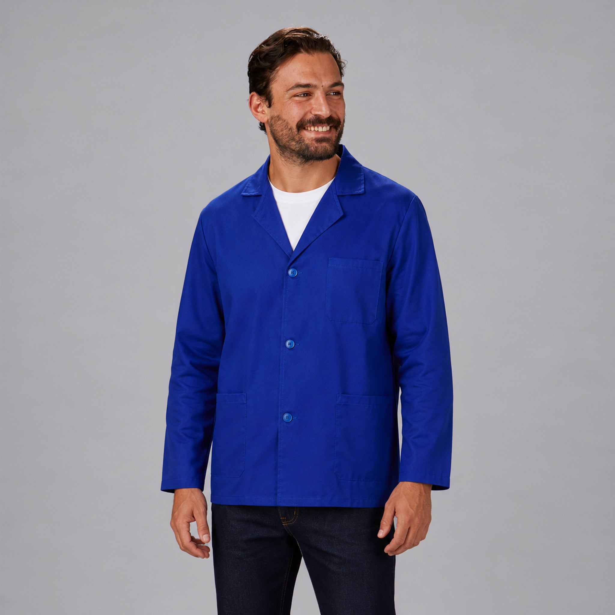 Gary's Sahariana blouse homme blanche manches longues M
