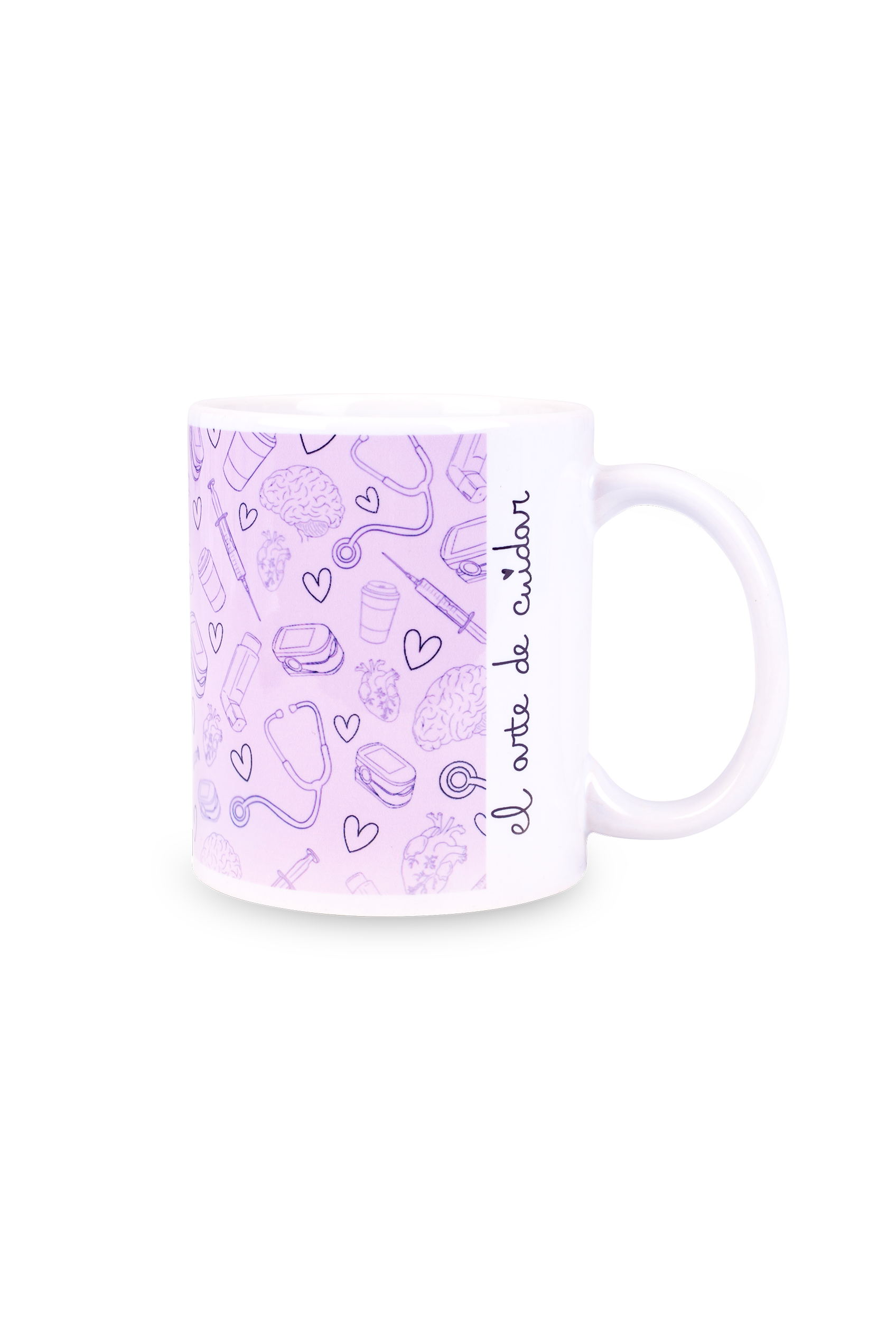 Enfermania Regalos Tasse céramique lila 350 ml