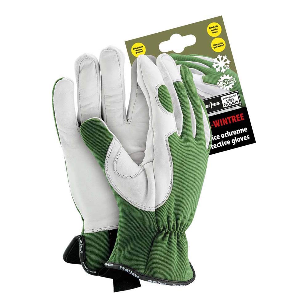 Reis Rmc-Wintree8 gants de travail cuir doublé taille 8 lot 12