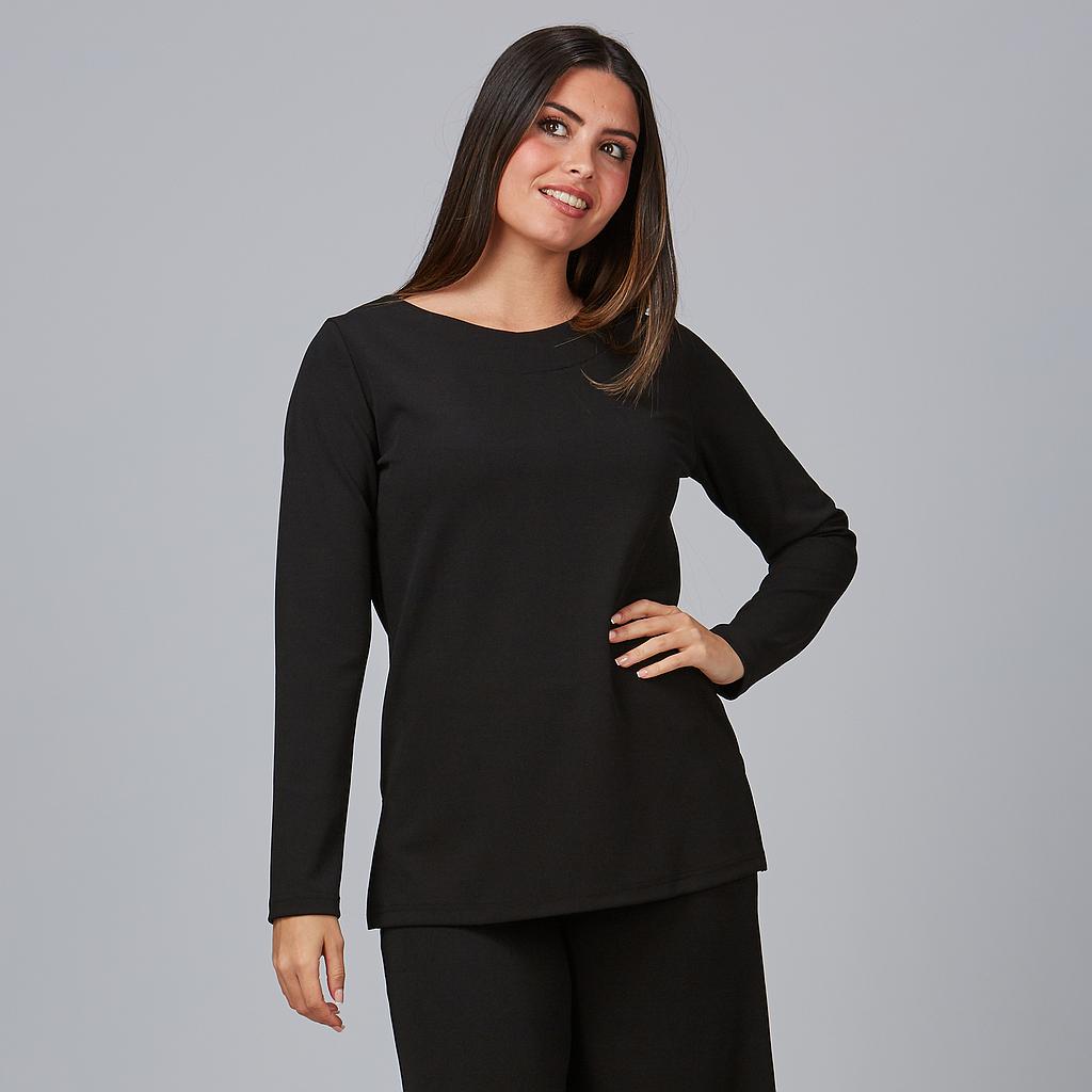 Gary's Robinia t-shirt femme col bateau noire S