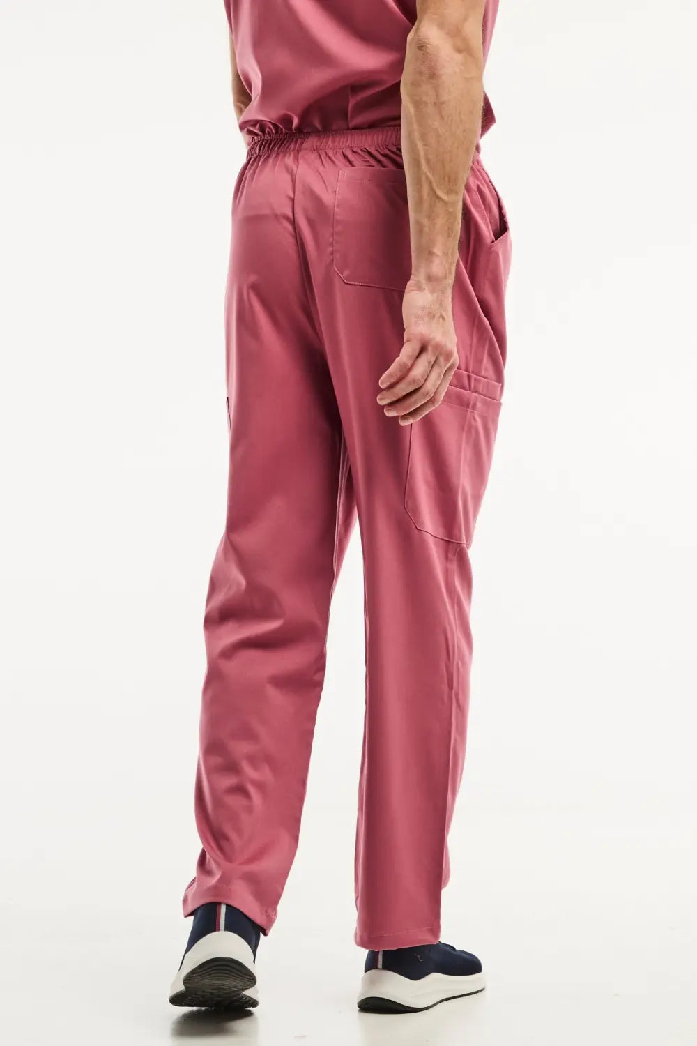 Aelin LUCA pantalon médical homme rose stretch