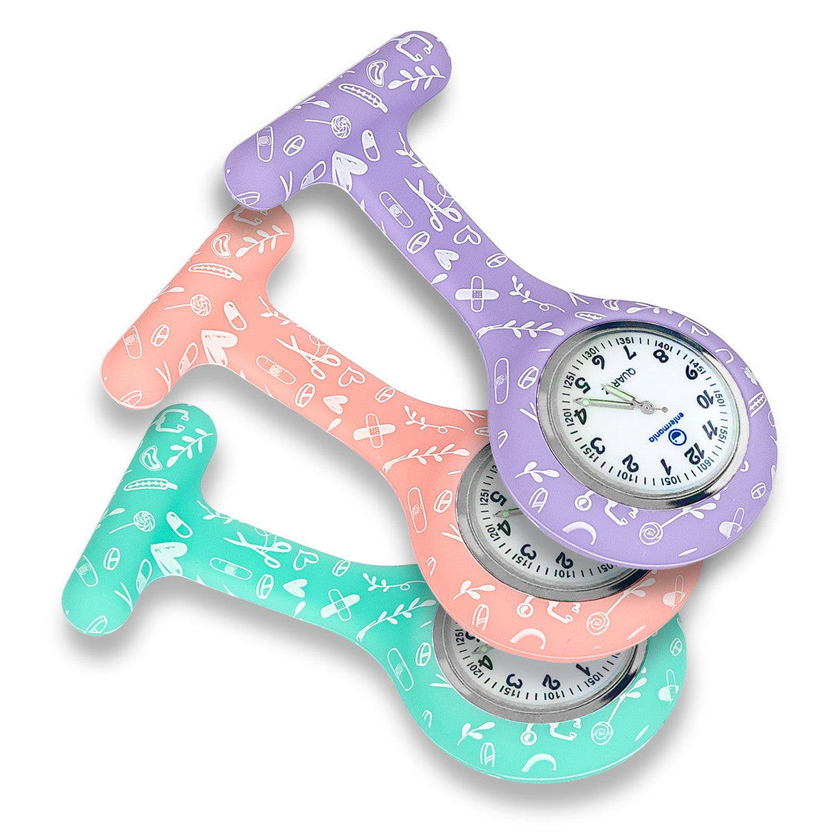 Enfermania Sweet montre infirmière silicone lavande