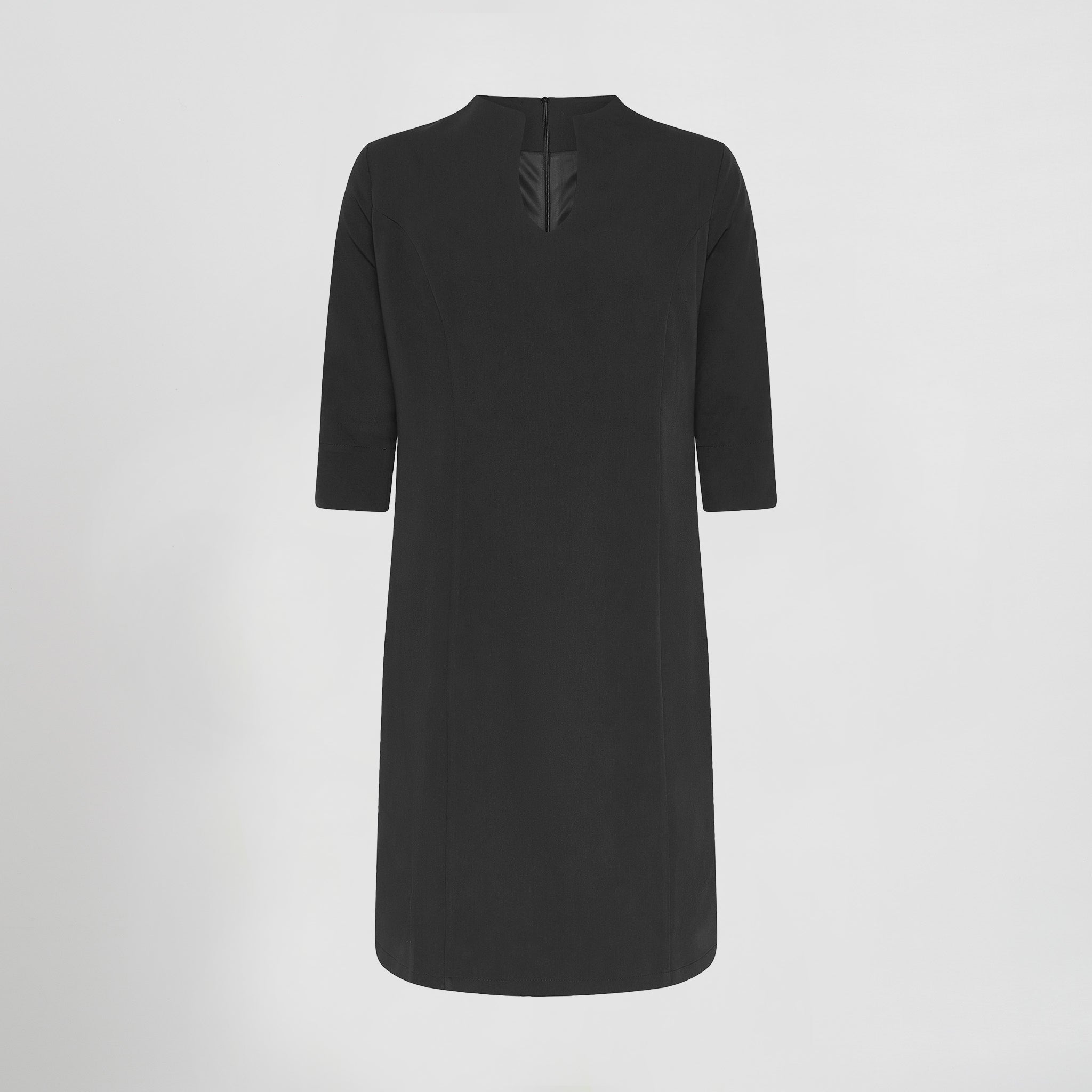 GARY'S Trivial robe travail femme noire manches 3/4