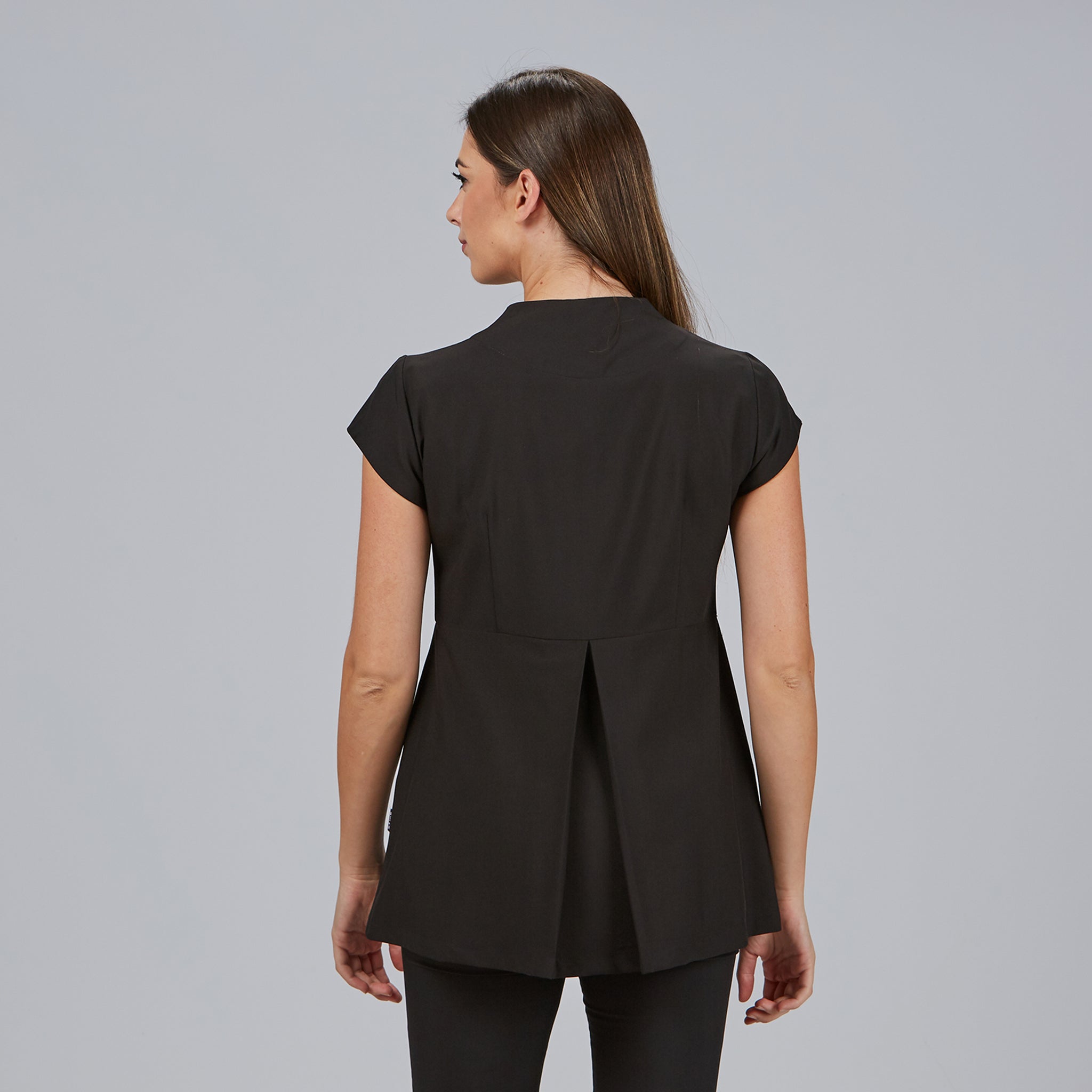 GARY'S Lirio Veste Femme Noire Manches Courtes