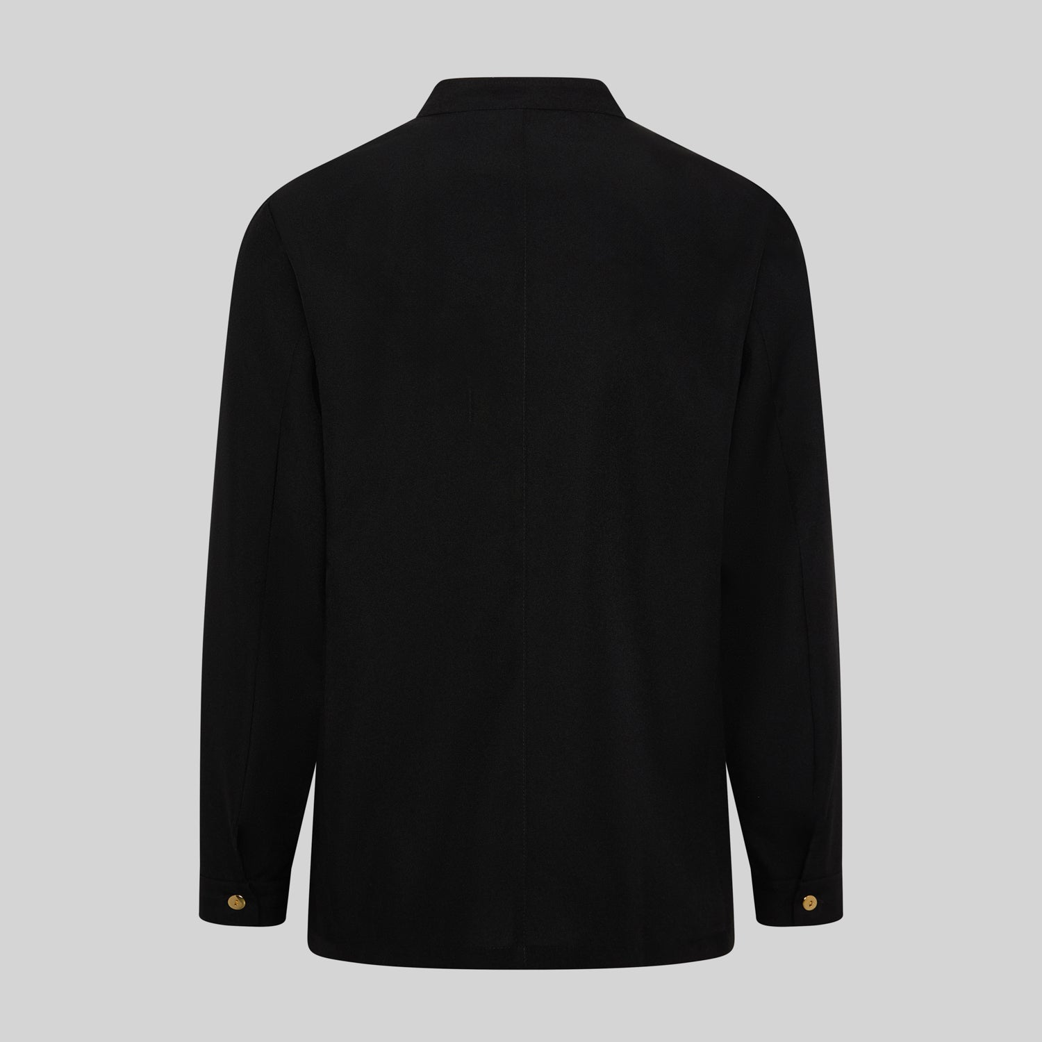 GARY'S Jackets veste homme col mao noire boutons dorés