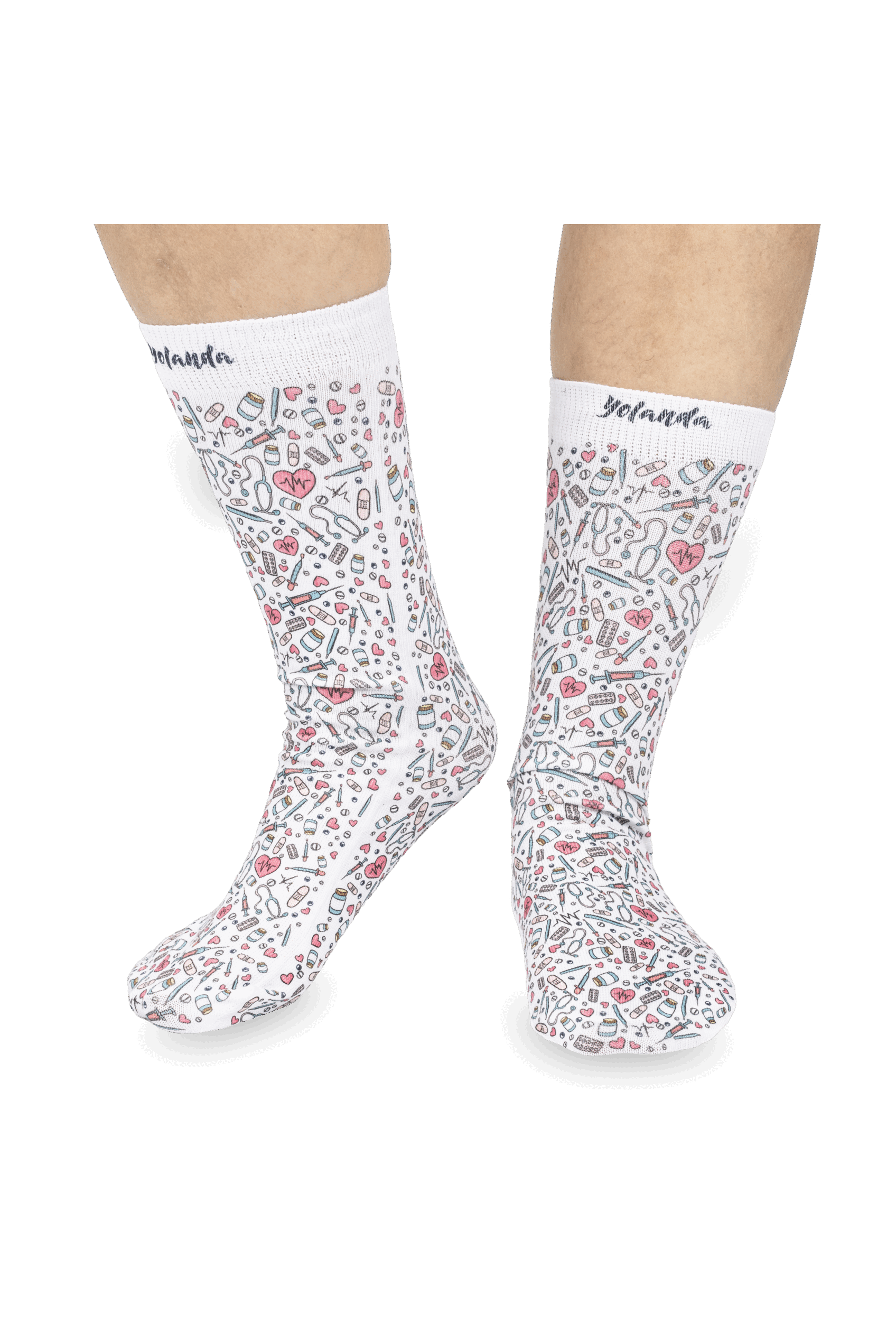 Enfermania Ropa Colorful Collection chaussettes S/M polyester