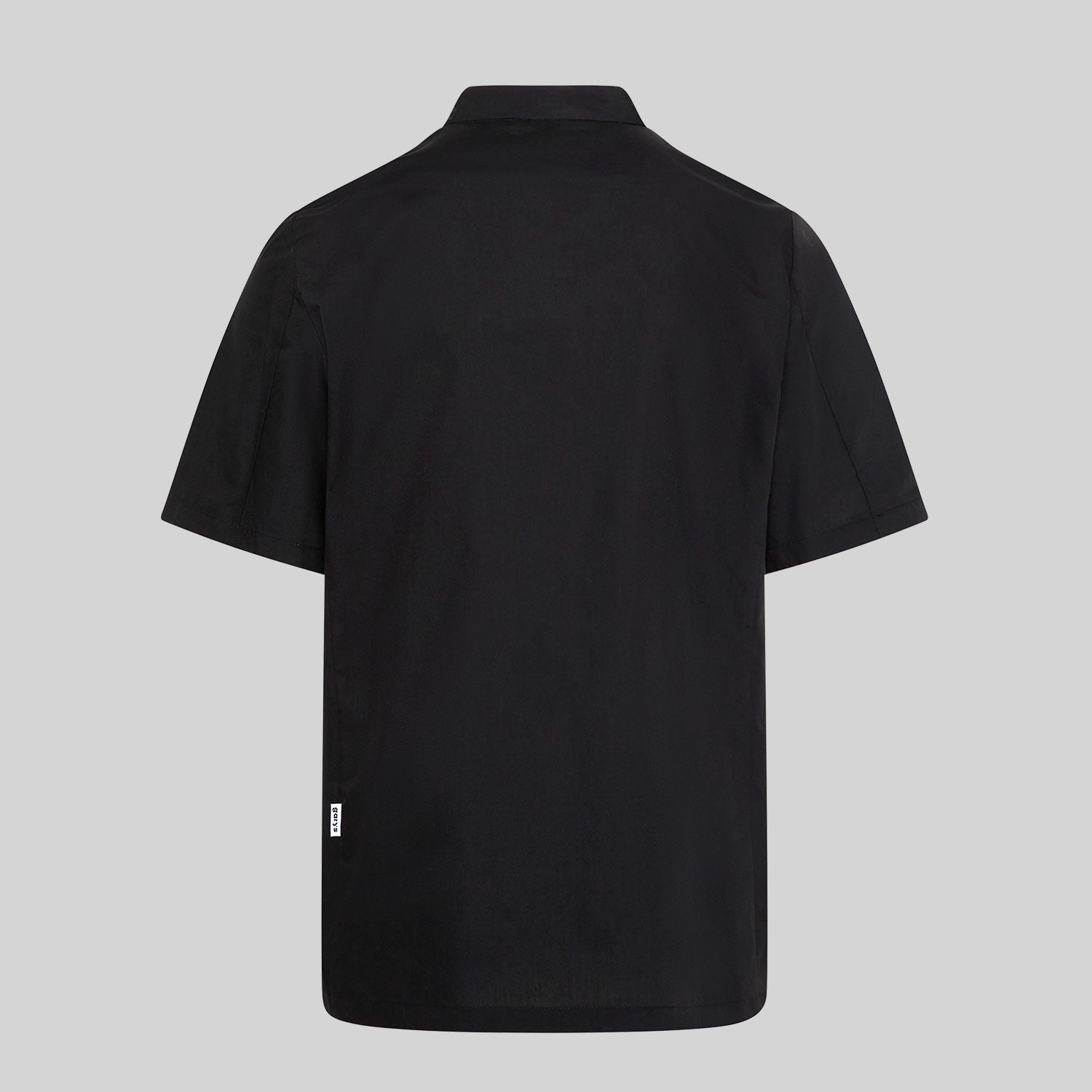GARY'S Chef Jackets veste cuisine popeline noire S/S manches courtes