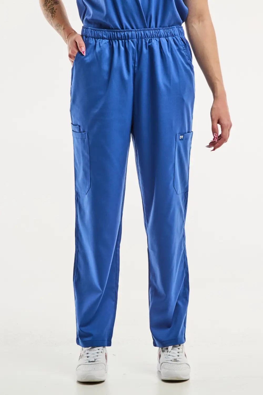 Aelin EMMA Tenue médicale femme bleu roi stretch