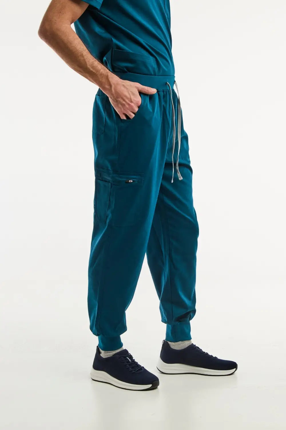 Aelin LUCA Jogger pantalon médical homme vert turquoise
