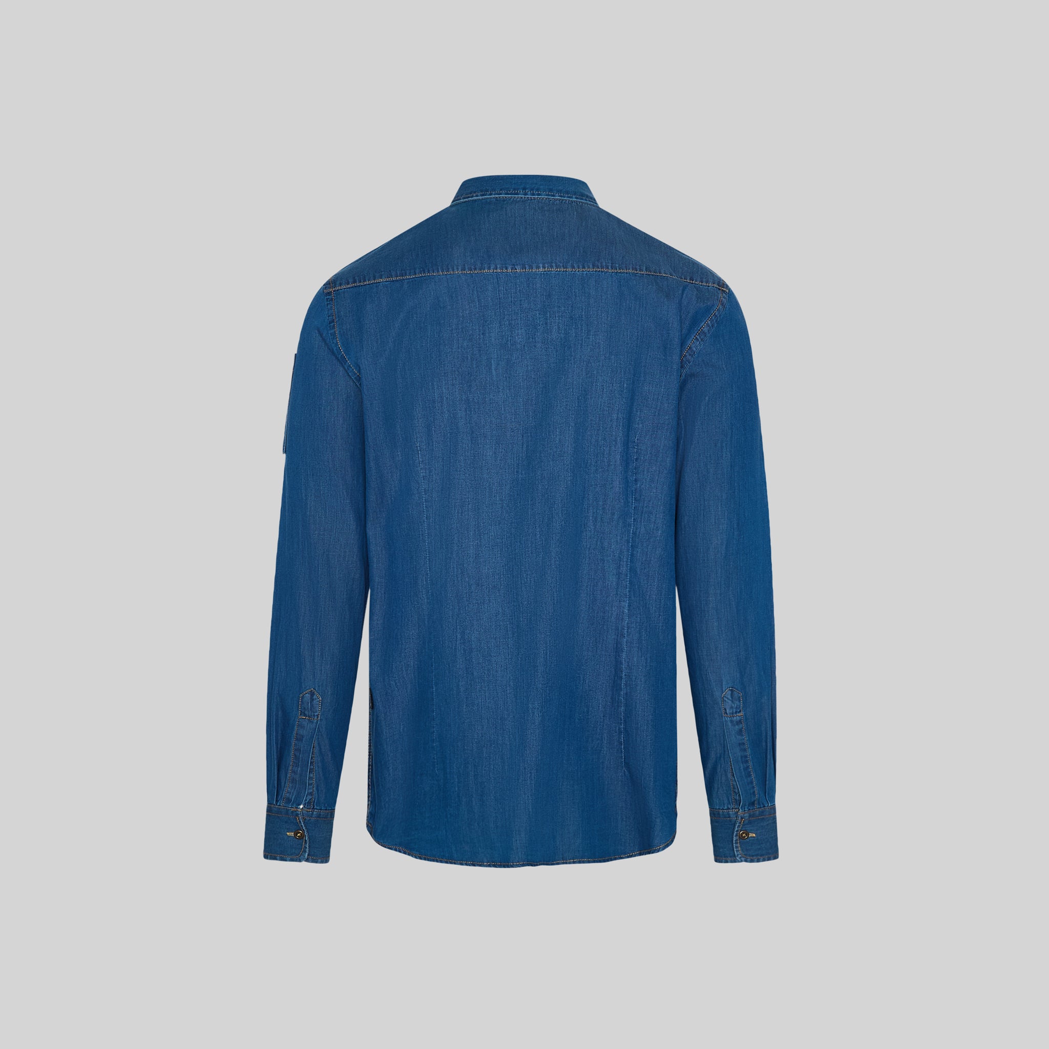 Gary's Mattia Chemise Homme Denim Slim Manches Longues