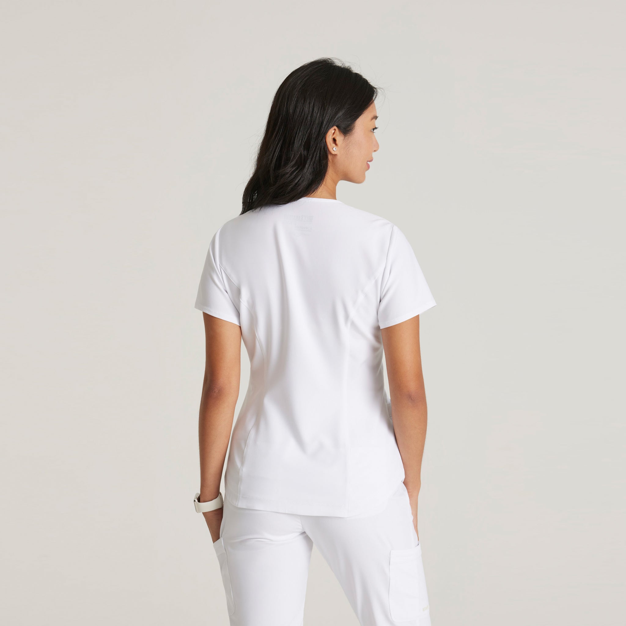 GARY'S Rhythm Top blouse médicale femme noire stretch