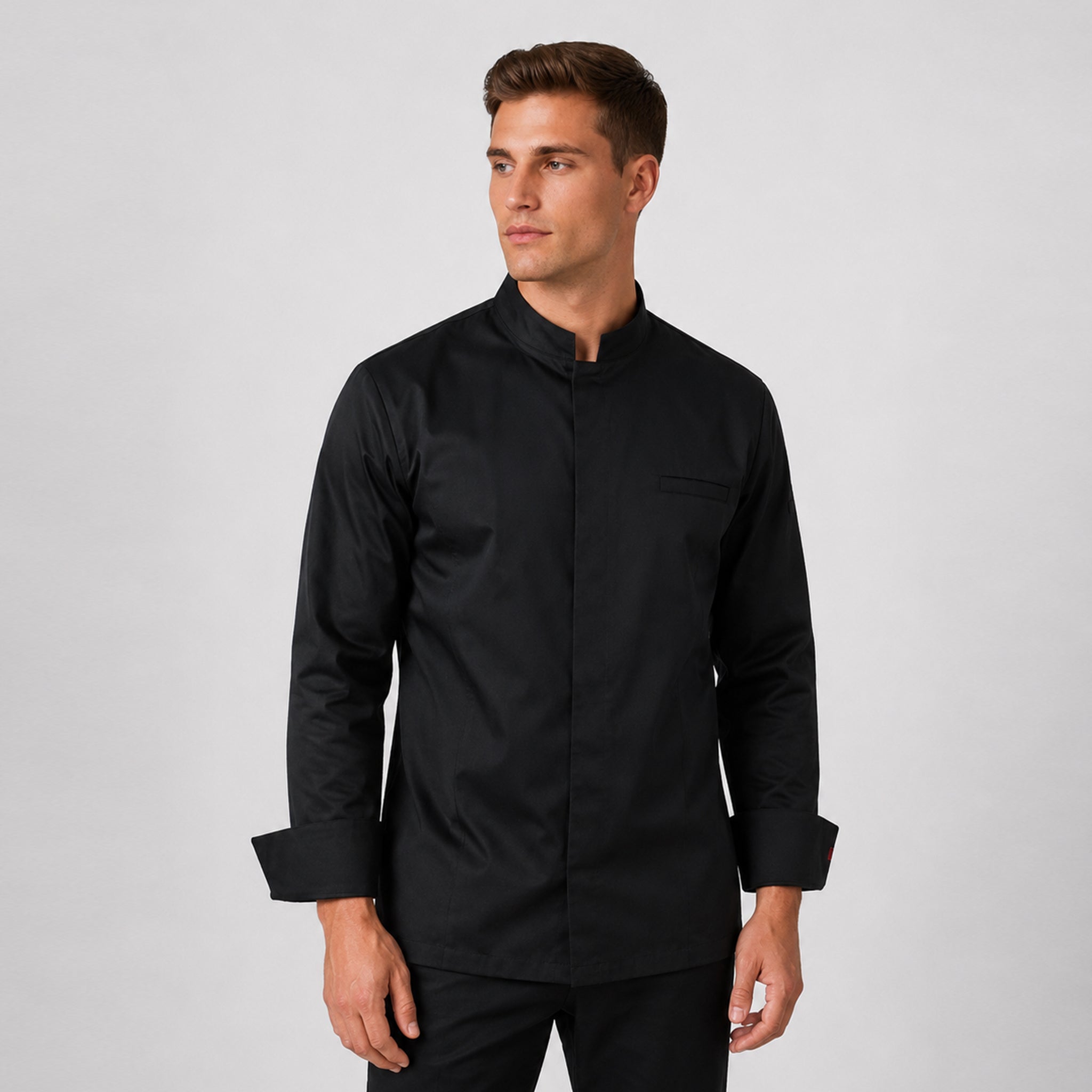 Gary's Agni veste de cuisine unisexe noir