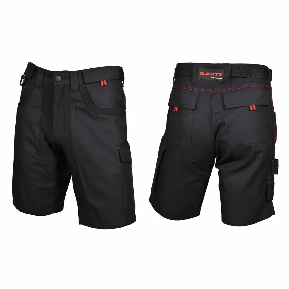 ILKOTT Bermuda ergonomique bermuda travail noir Cordura