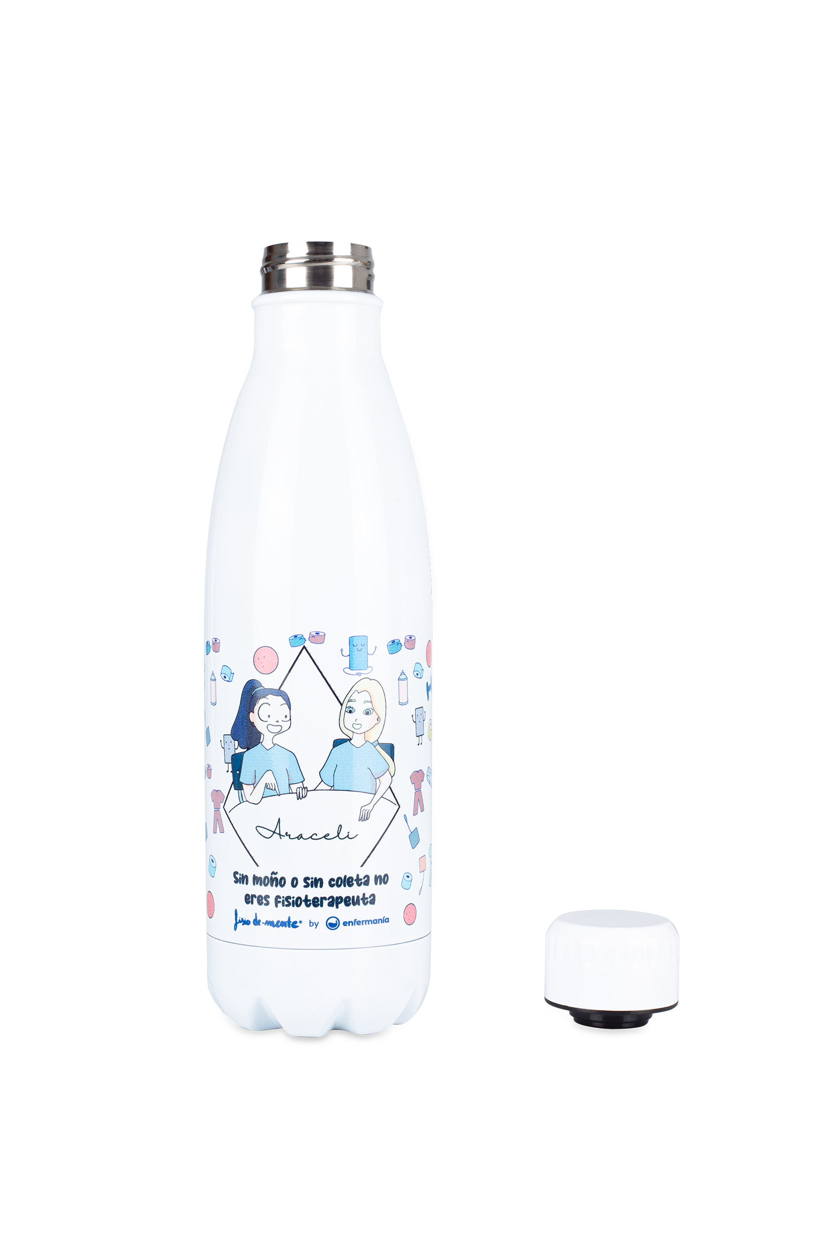 Enfermania Physio gourde inox 700 ml personnalisable