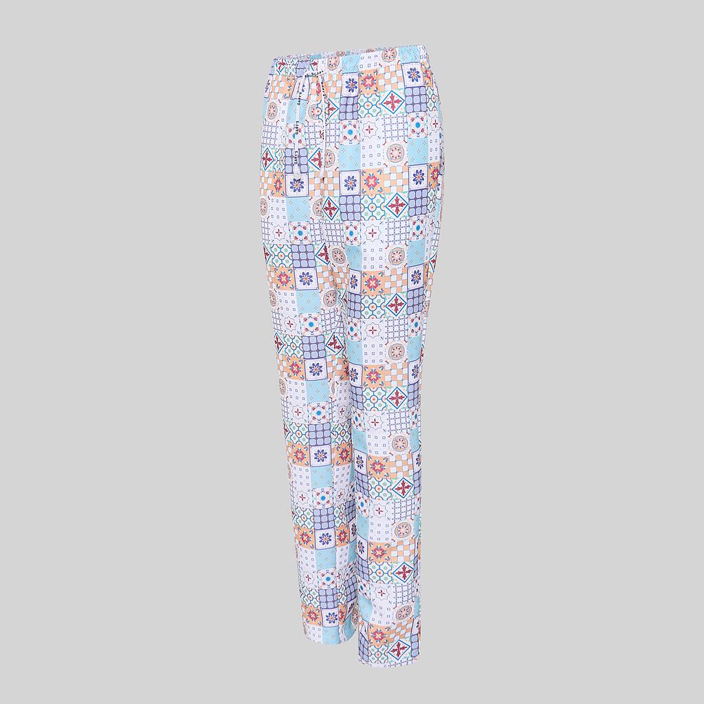GARY'S Pantalon travail coton bio imprimé Toscana