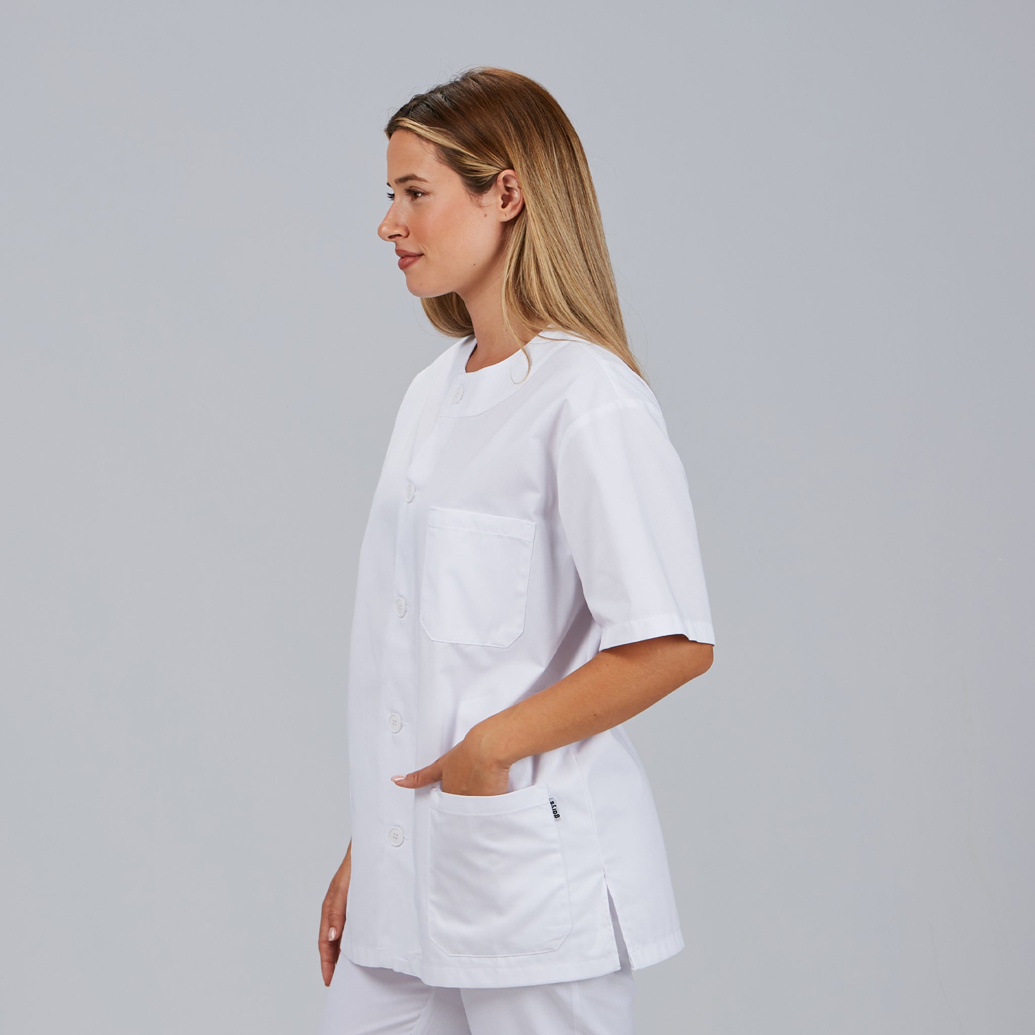 Gary's Blouse Médicale Boutons Blanche Taille M Unisexe