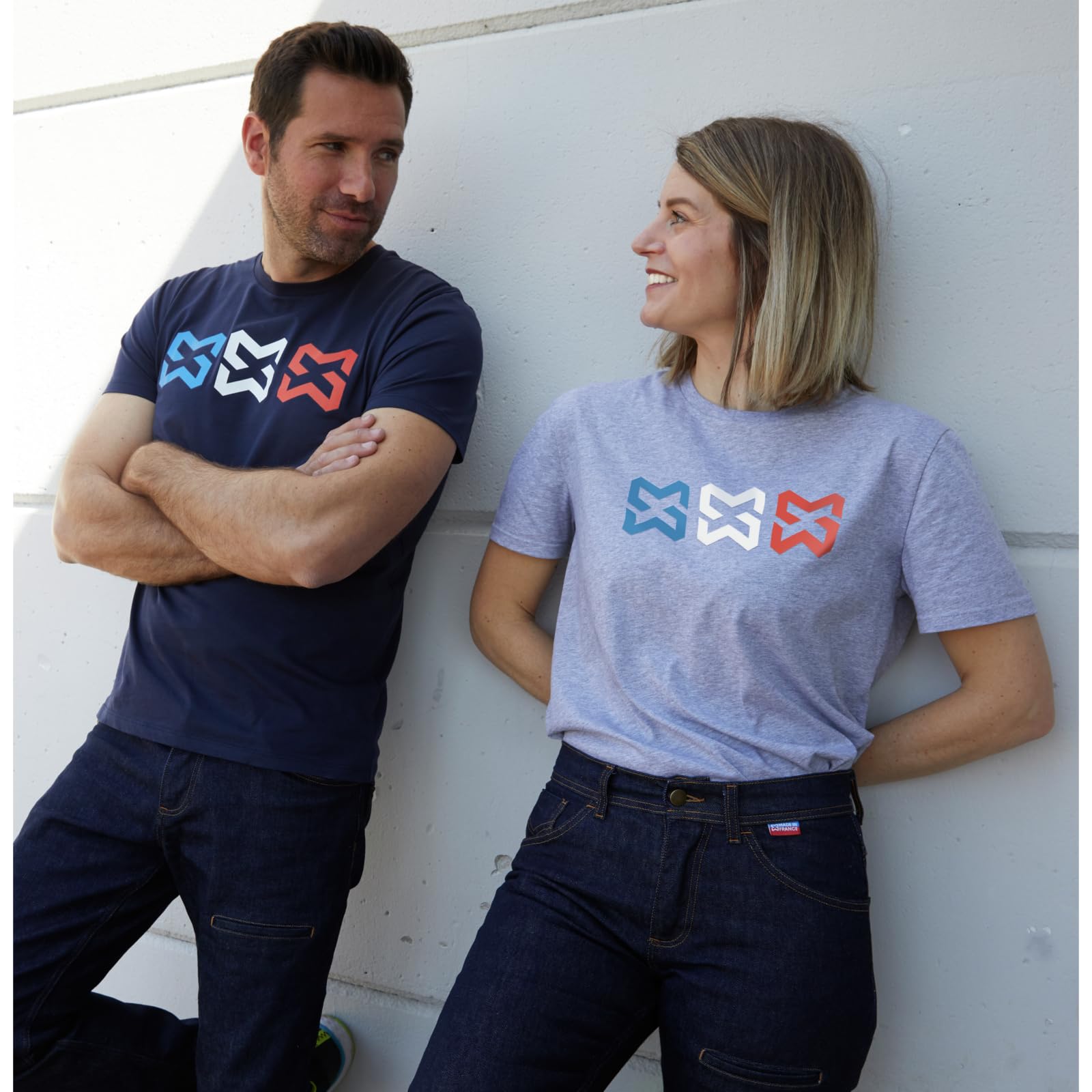 Würth MODYF Made in France tee-shirt marine coton peigné