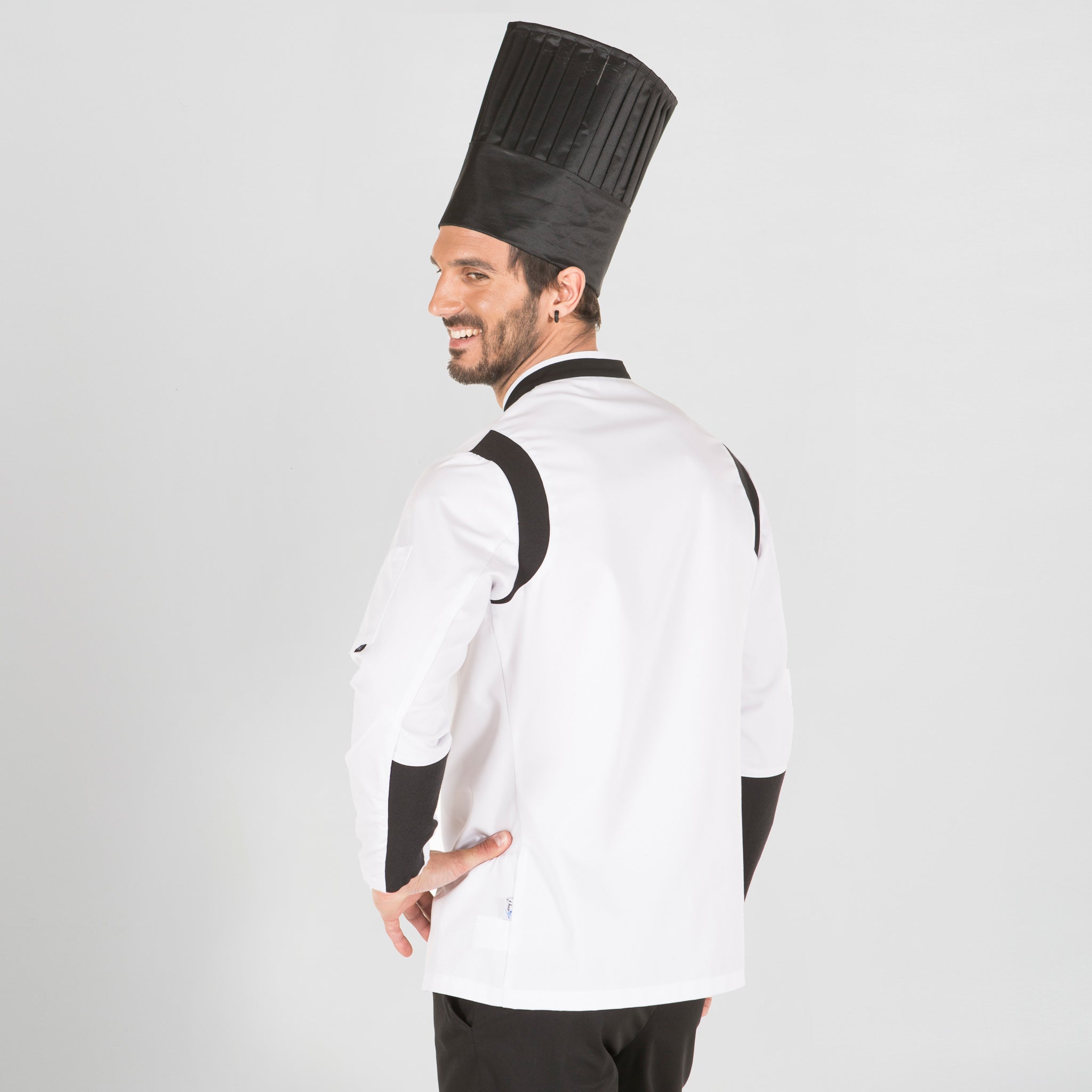 GARY'S Aragon veste de cuisine unisexe blanc sergé