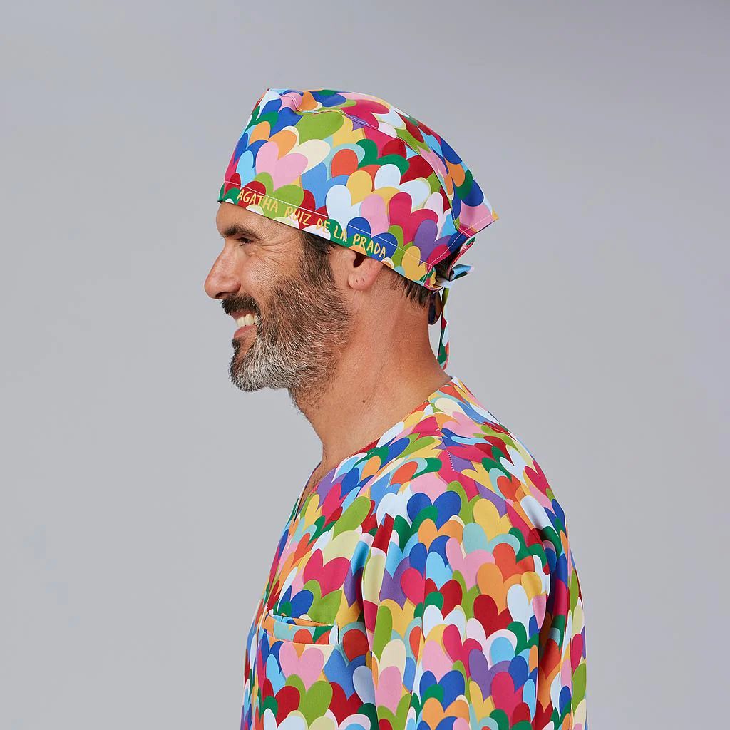 GARY'S Agatha calot chirurgien Cuore bleu microfibre