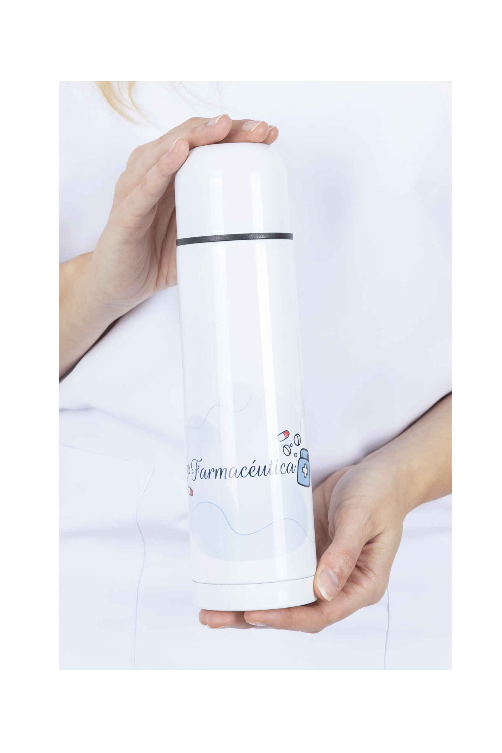 Enfermania Regalos Farmaceutico thermos inox 500 ml pharmacien