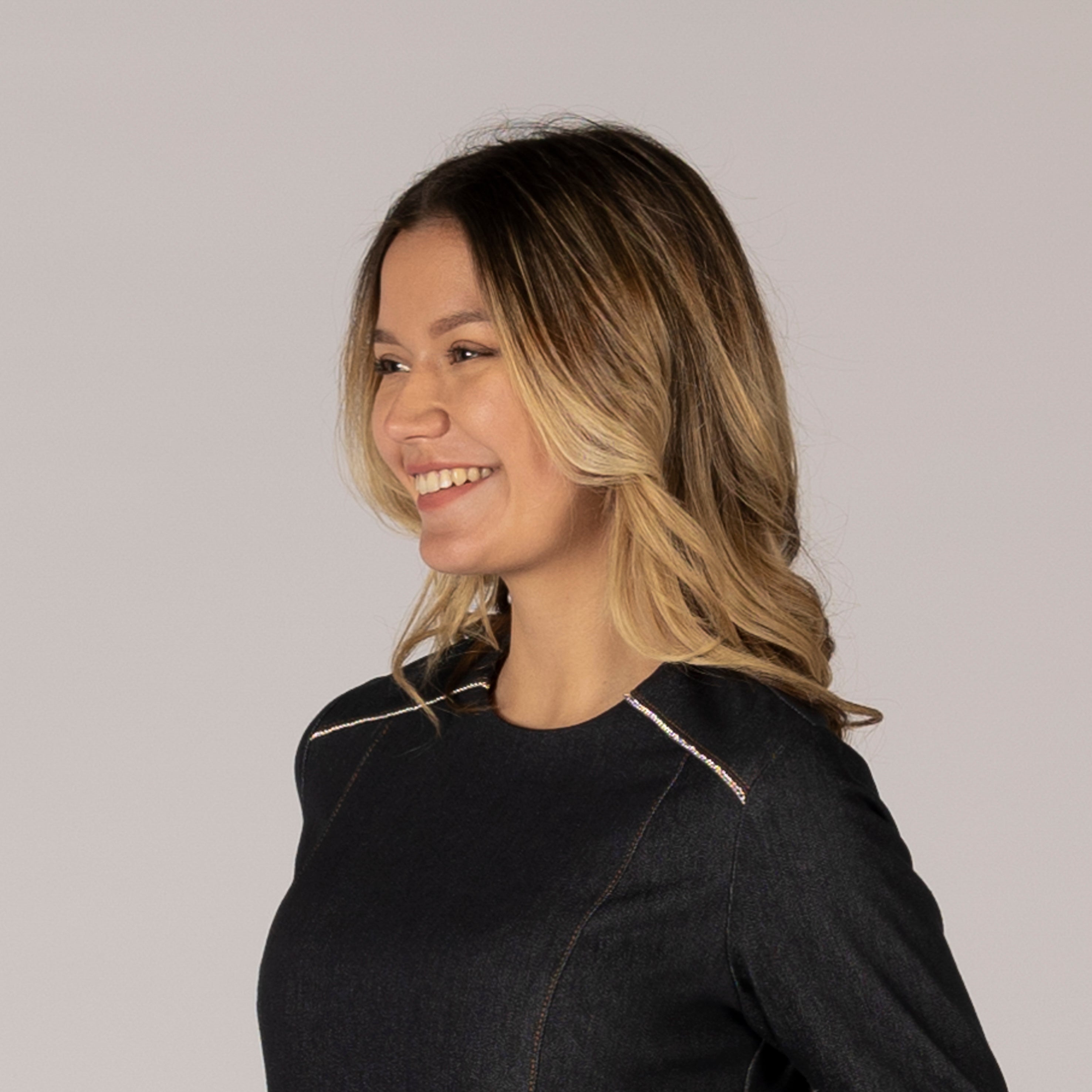 Gary's Trender Robe Travail Jean Marine Stretch