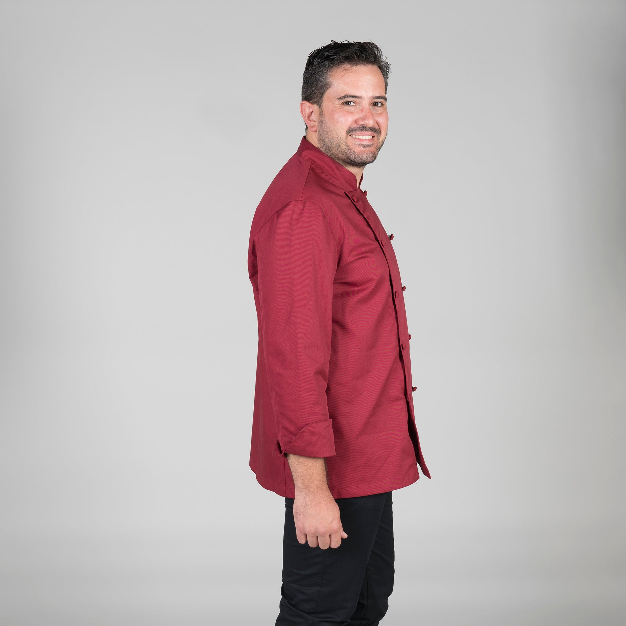 Gary's Florencia veste cuisine noire manches longues