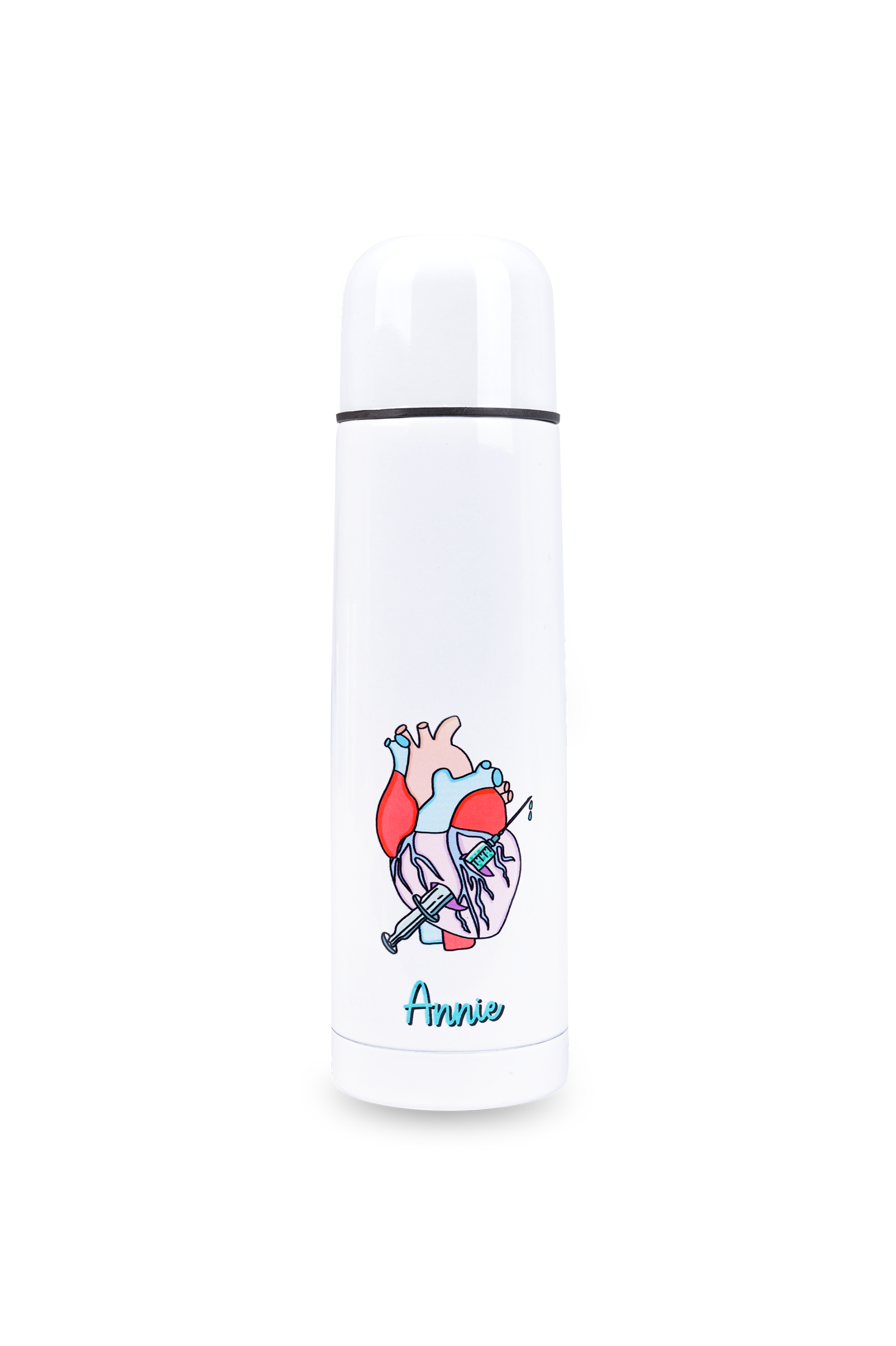 Enfermania Rebelheart thermos inox 500 ml personnalisable