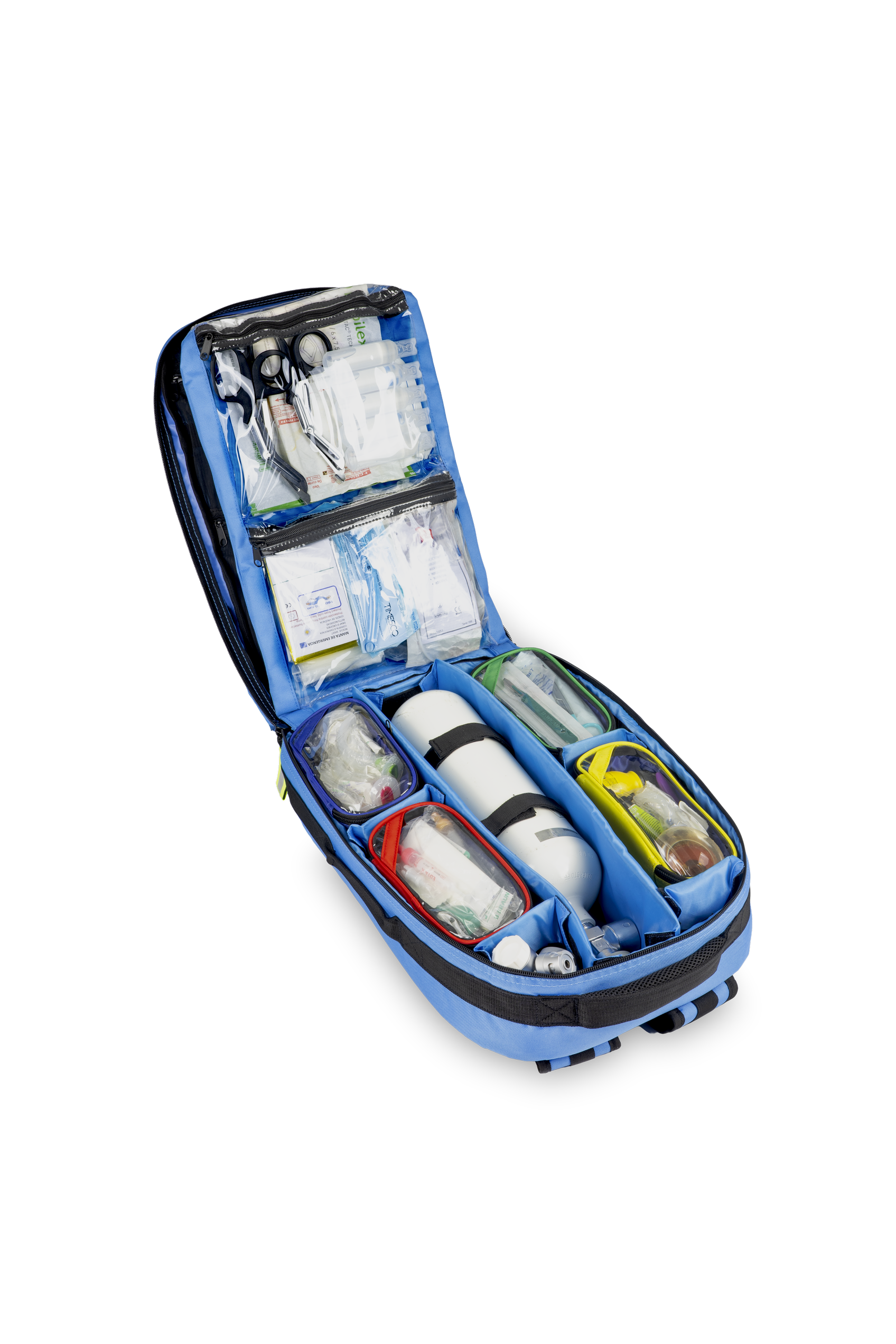 Enfermania sac médical urgence bleu bandes réfléchissantes