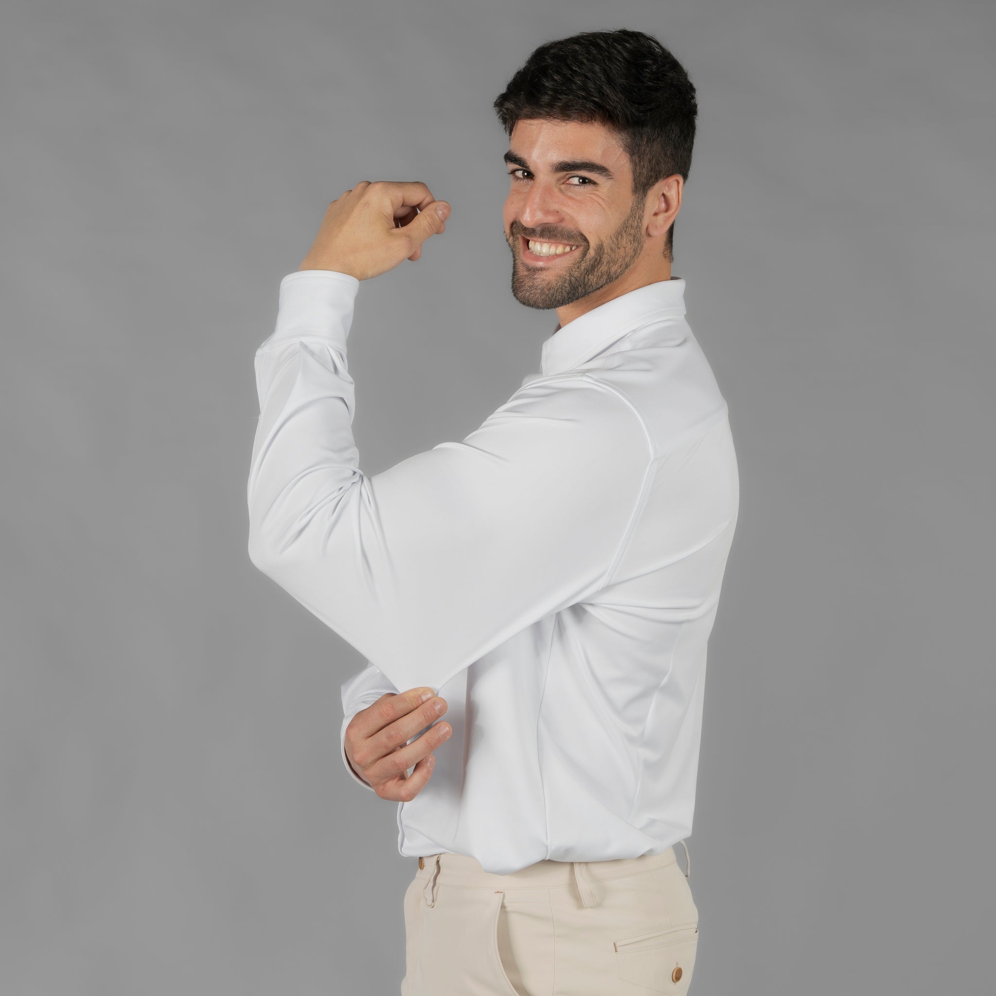 Gary's Luzon chemise travail homme noire manches longues
